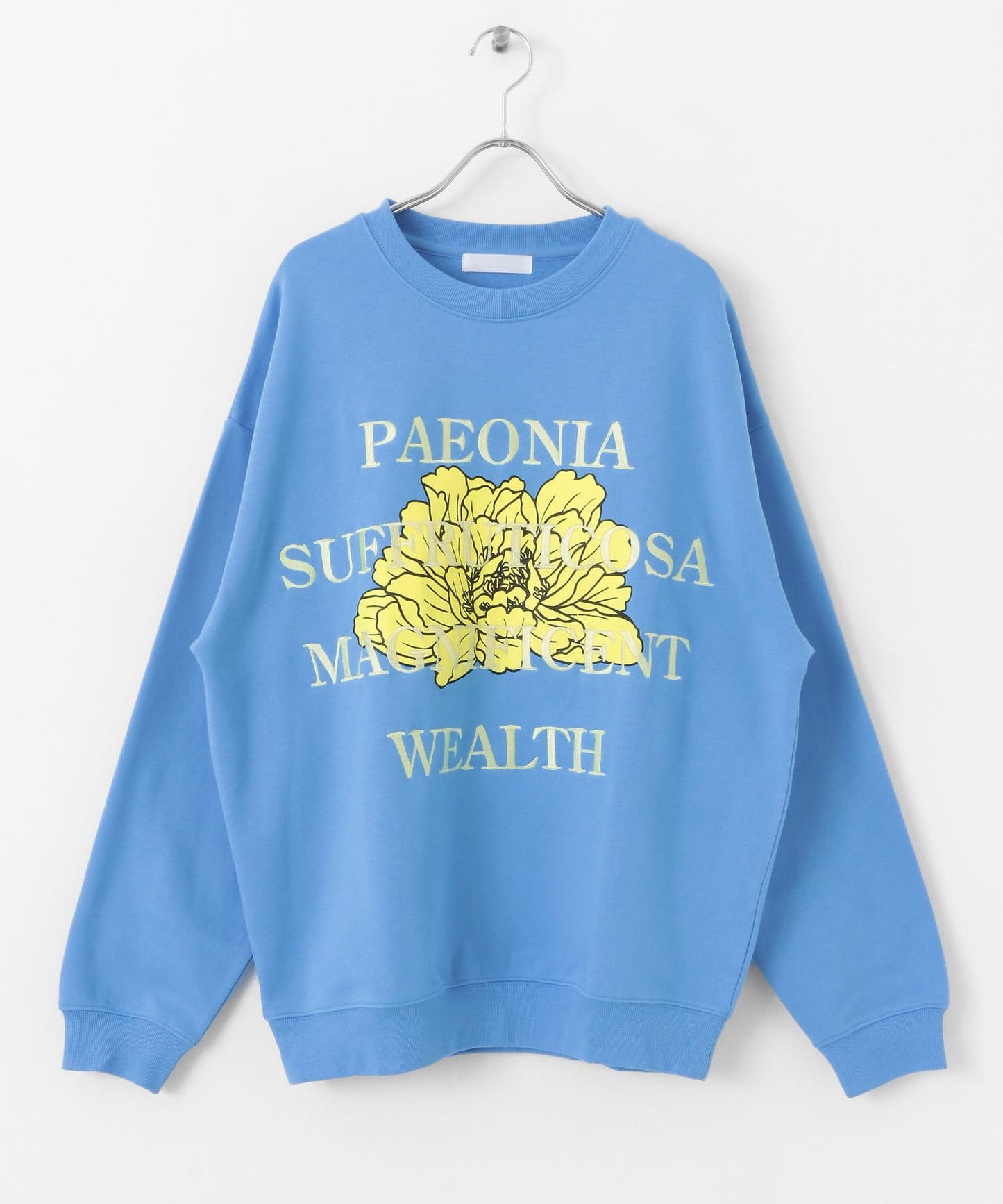 植物圖案圓領衛衣