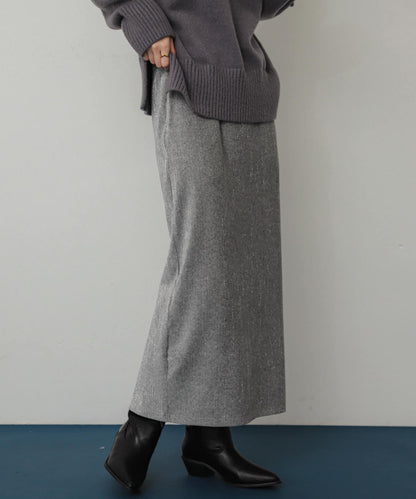 亮片燈芯絨修身半身裙