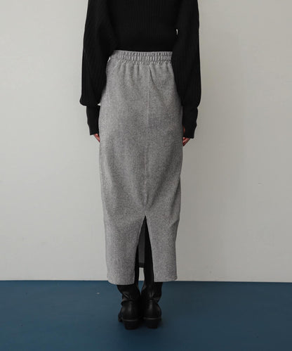 亮片燈芯絨修身半身裙