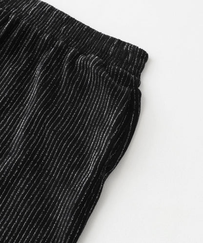 亮片燈芯絨修身半身裙