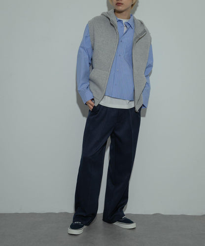 可水洗毛絨連帽背心