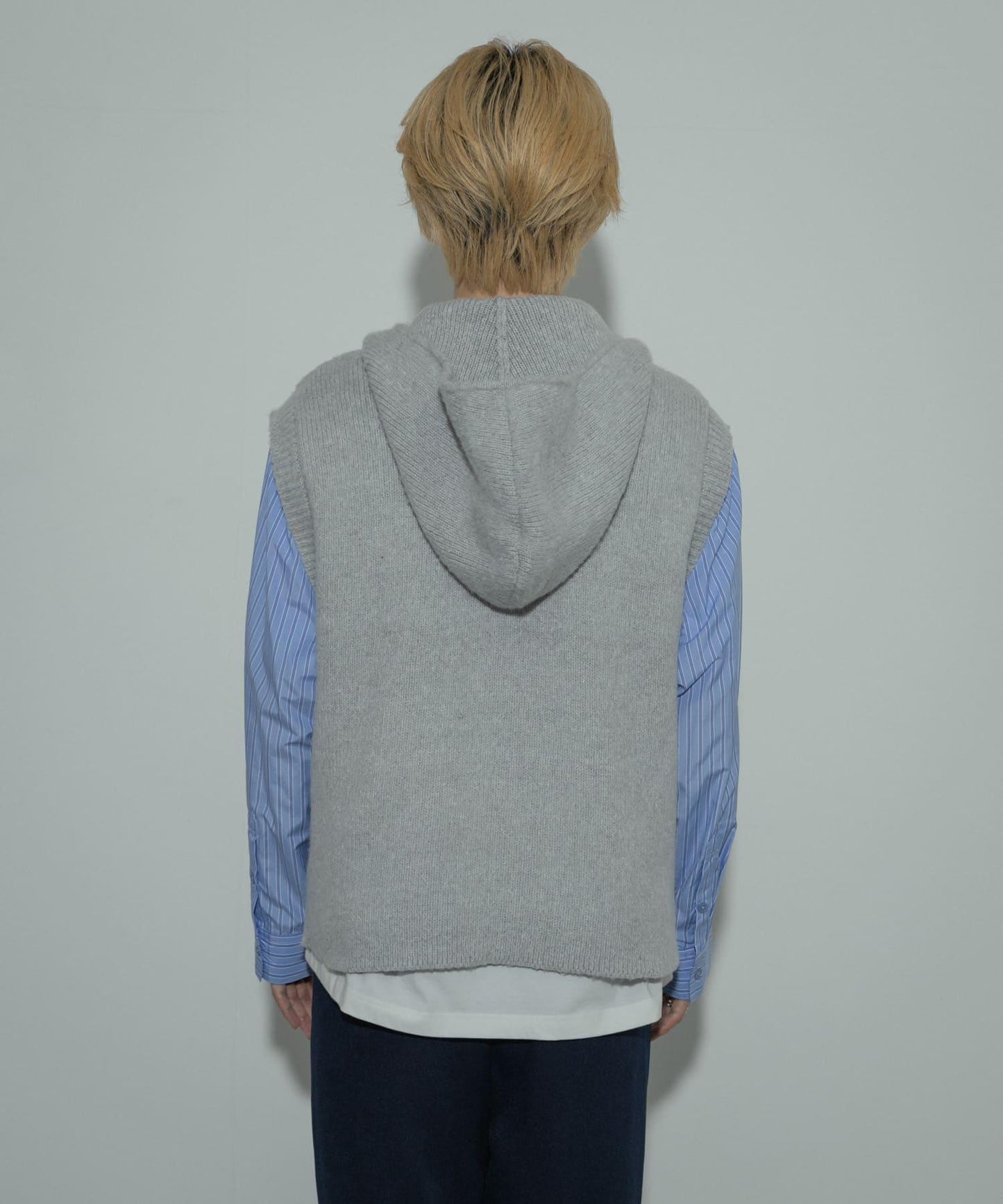 可水洗毛絨連帽背心