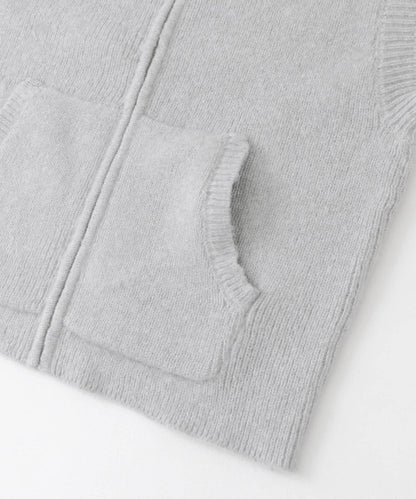 可水洗毛絨連帽背心