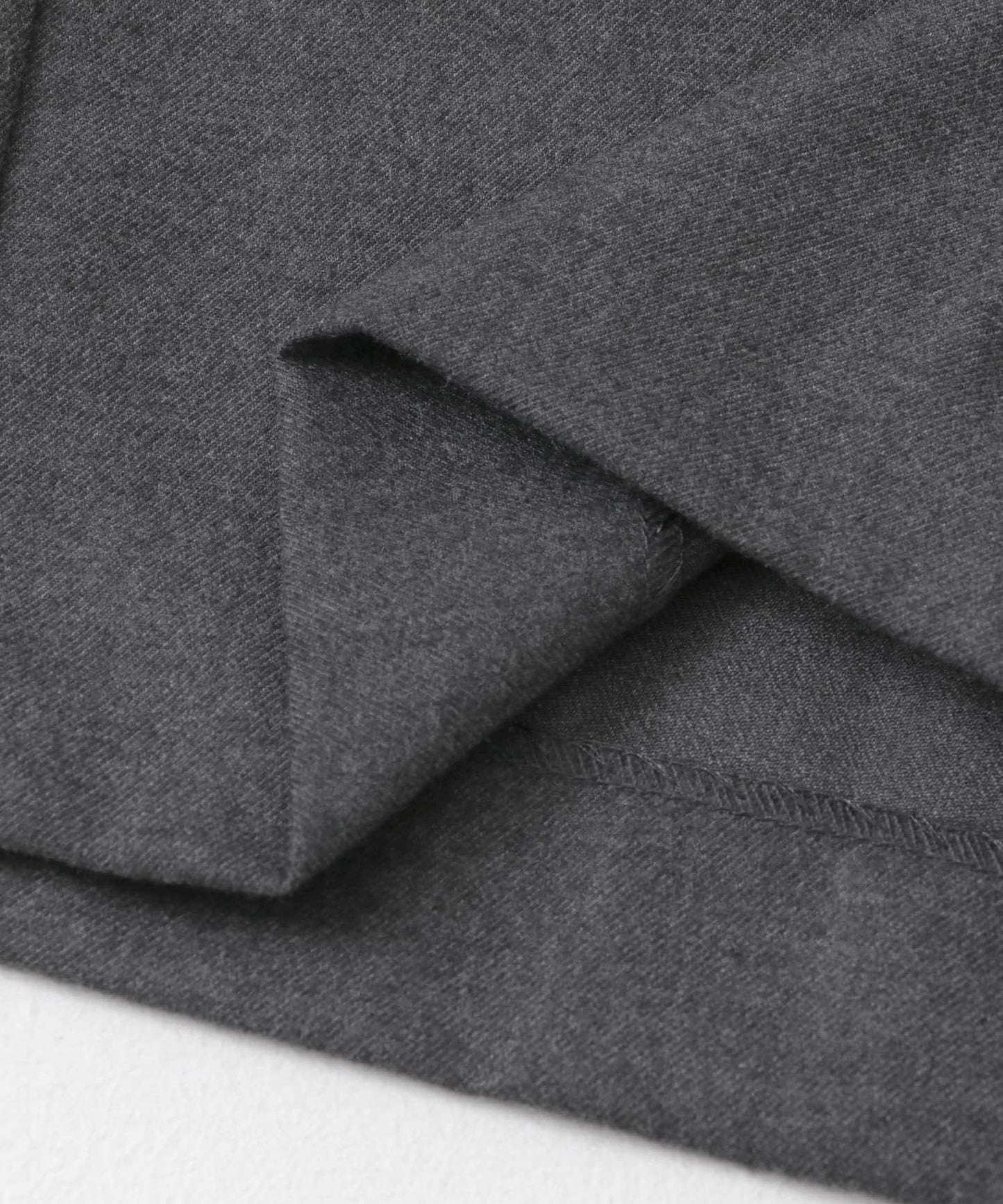 羊毛感假兩件西裝褲