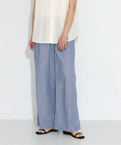 UR TECH高機能亞麻混工裝休閒褲