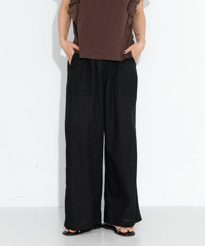 UR TECH高機能亞麻混工裝休閒褲