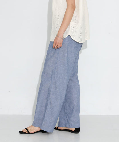 UR TECH高機能亞麻混工裝休閒褲