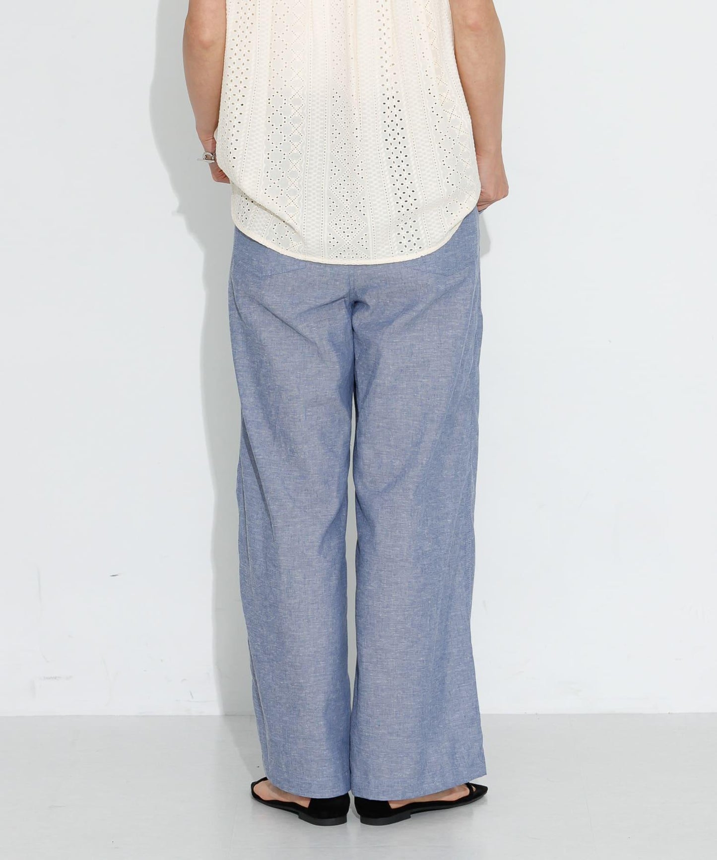 UR TECH高機能亞麻混工裝休閒褲