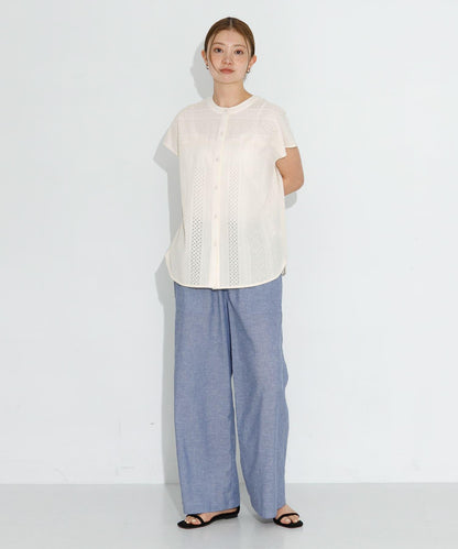 UR TECH高機能亞麻混工裝休閒褲