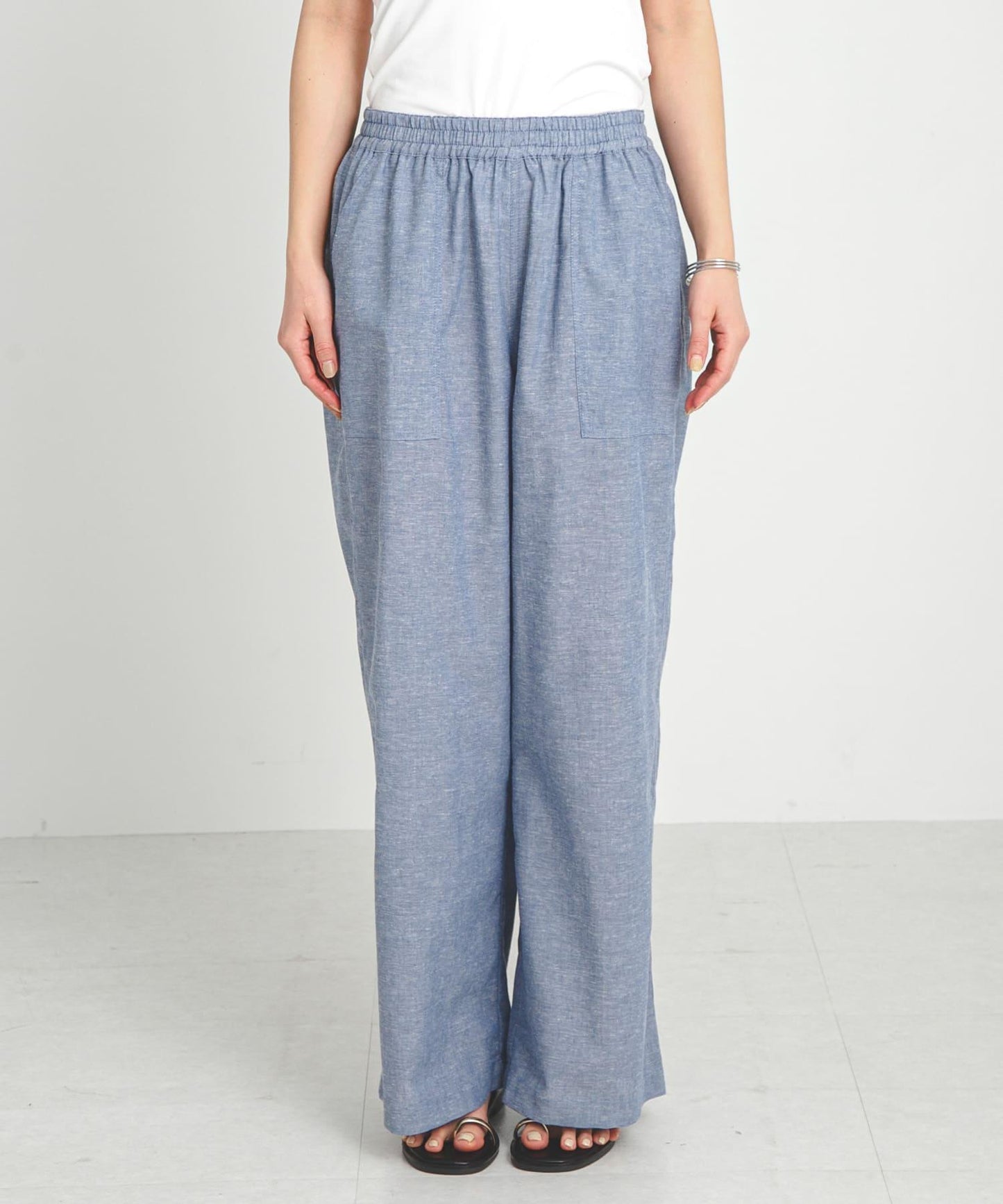 UR TECH高機能亞麻混工裝休閒褲