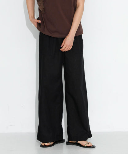 UR TECH高機能亞麻混工裝休閒褲