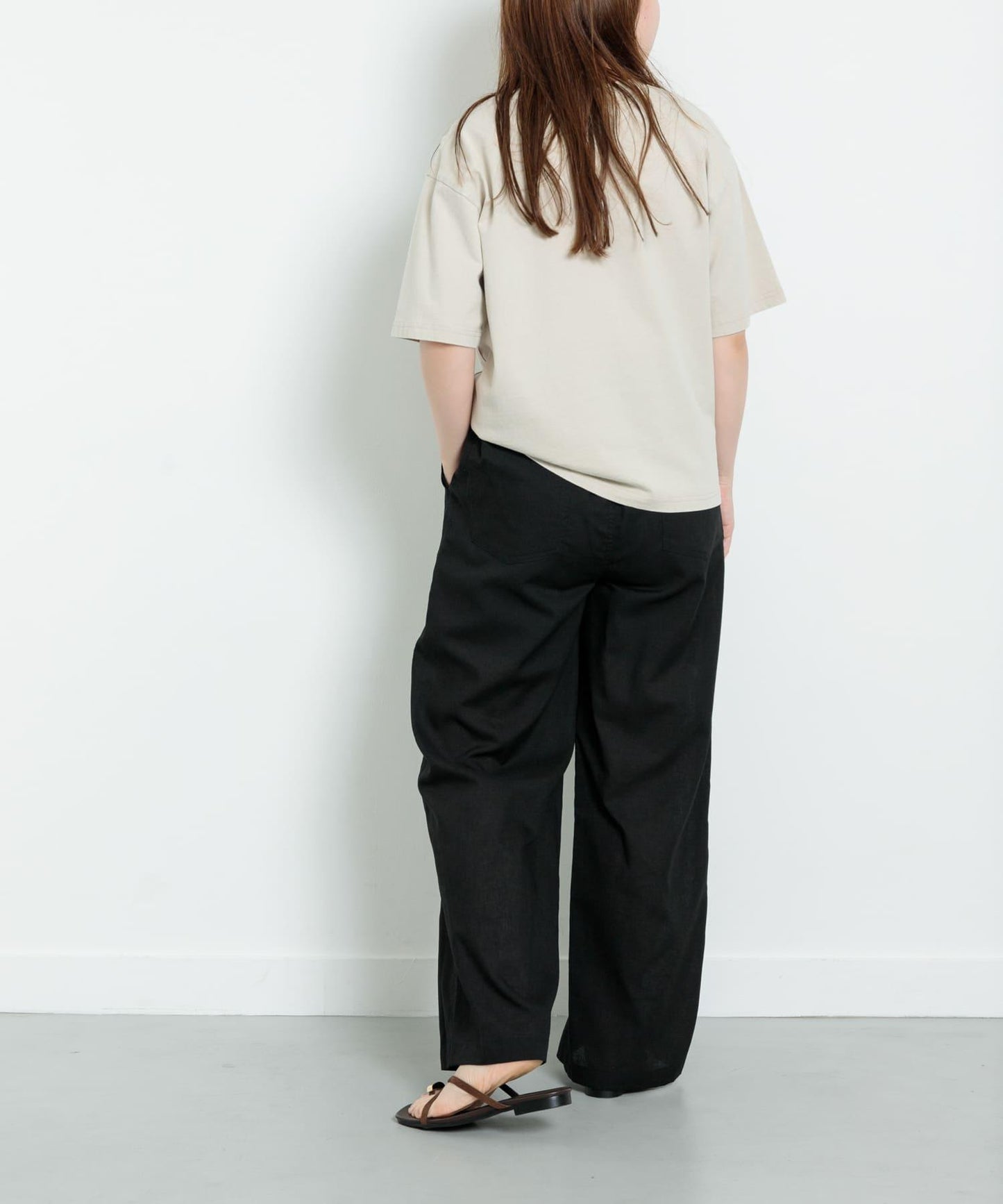 UR TECH高機能亞麻混工裝休閒褲