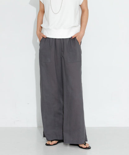 UR TECH高機能亞麻混工裝休閒褲