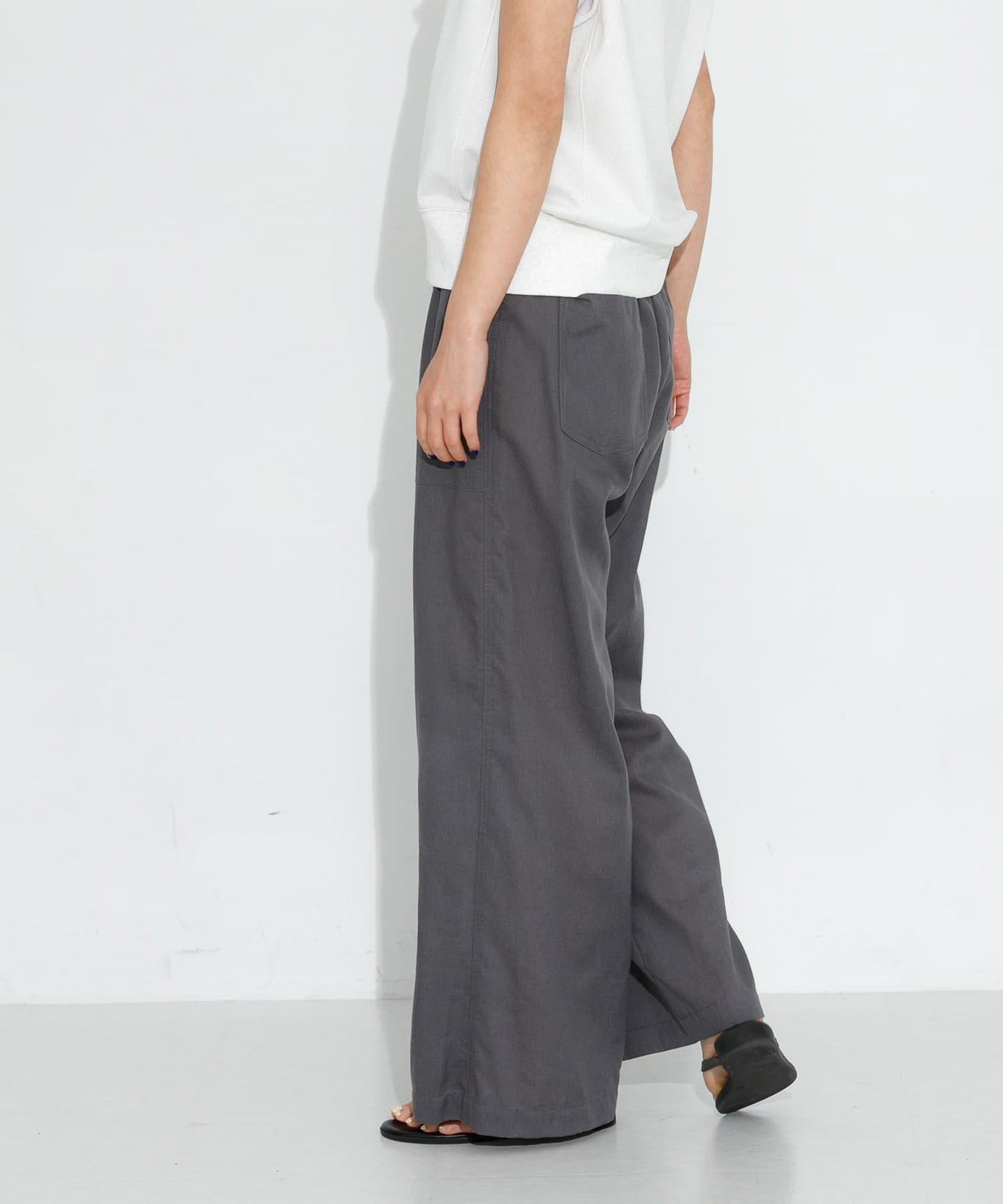 UR TECH高機能亞麻混工裝休閒褲