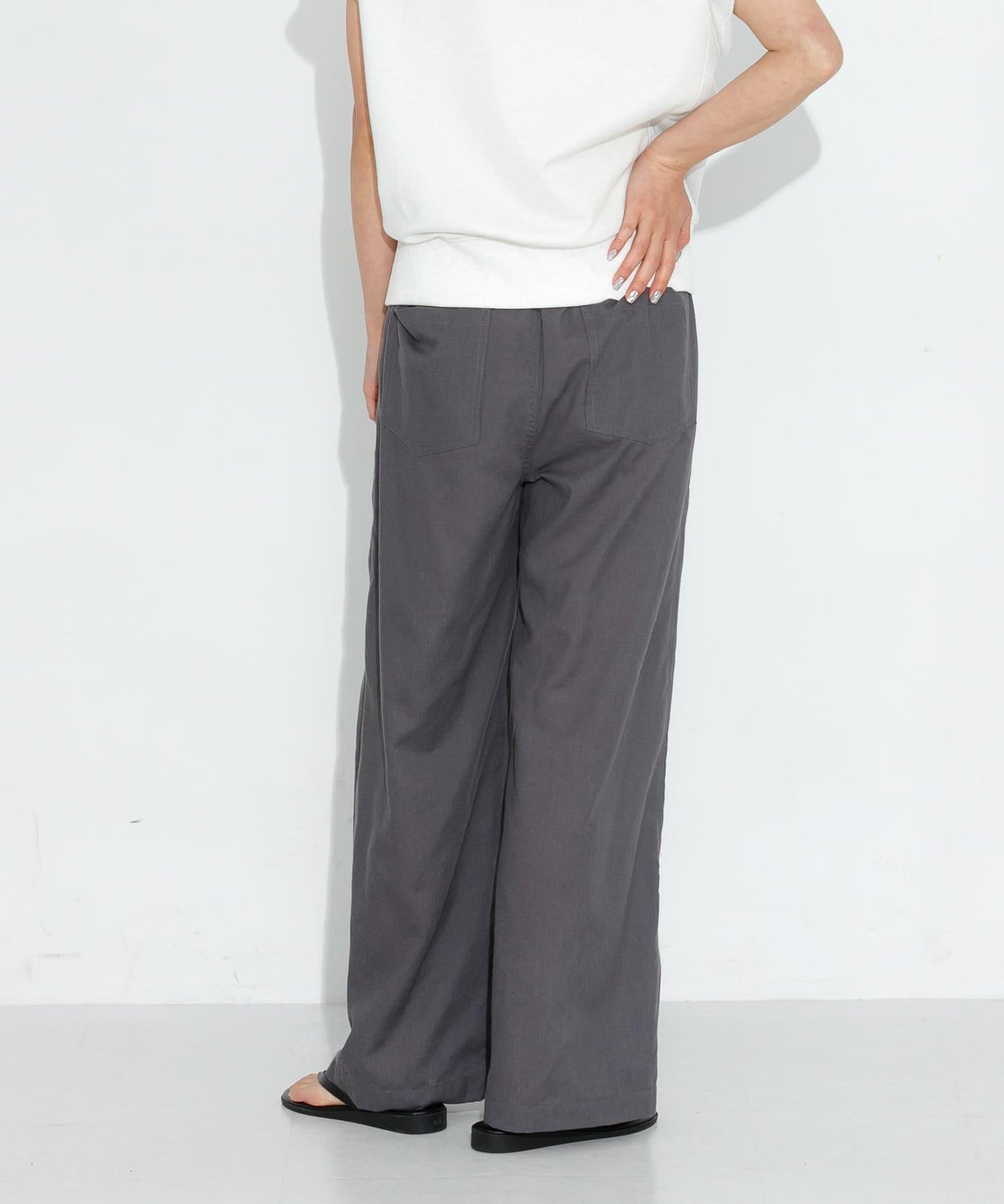 UR TECH高機能亞麻混工裝休閒褲