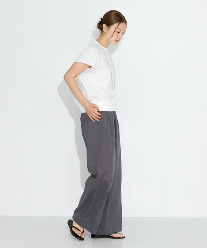 UR TECH高機能亞麻混工裝休閒褲