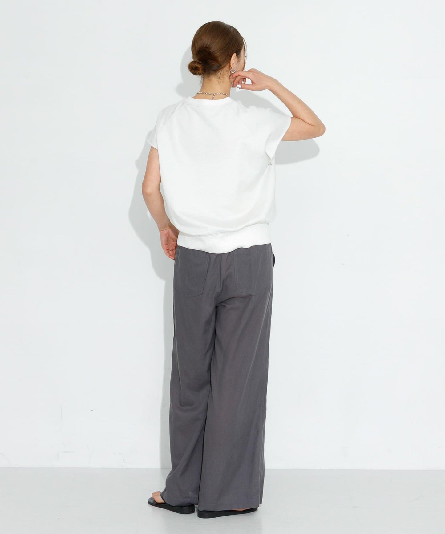 UR TECH高機能亞麻混工裝休閒褲