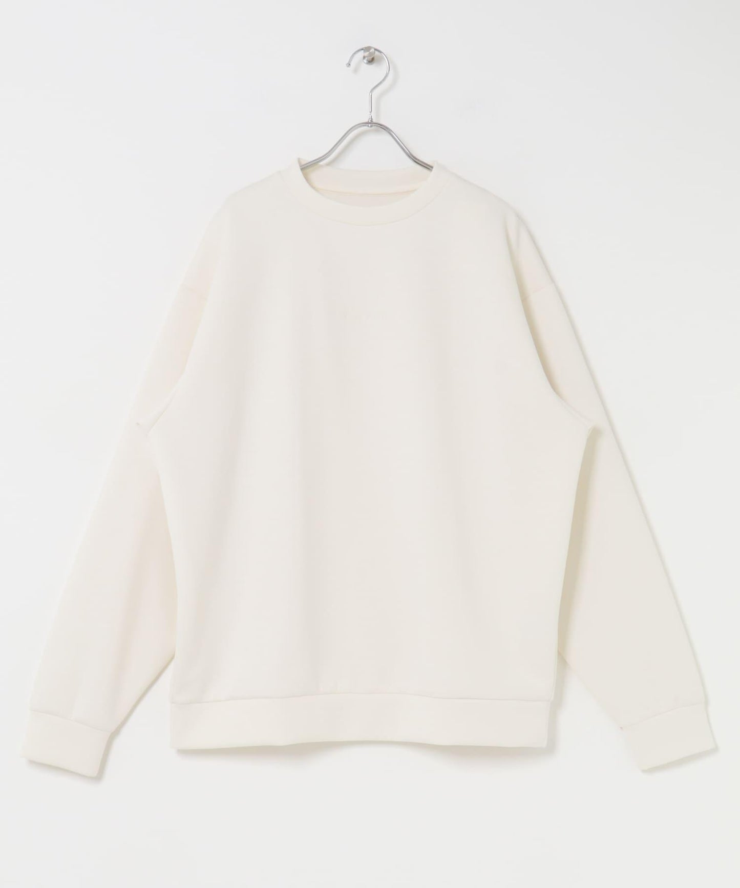 箱型針織圓領衛衣