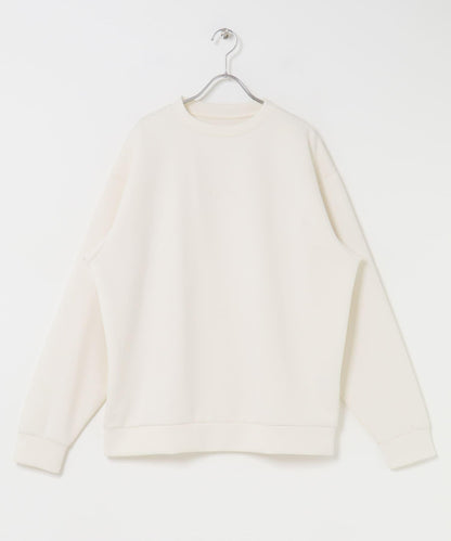 箱型針織圓領衛衣