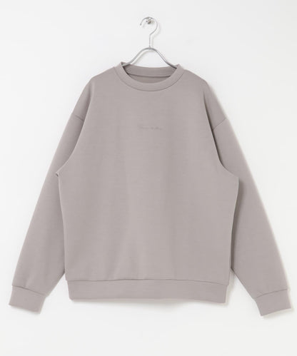 箱型針織圓領衛衣