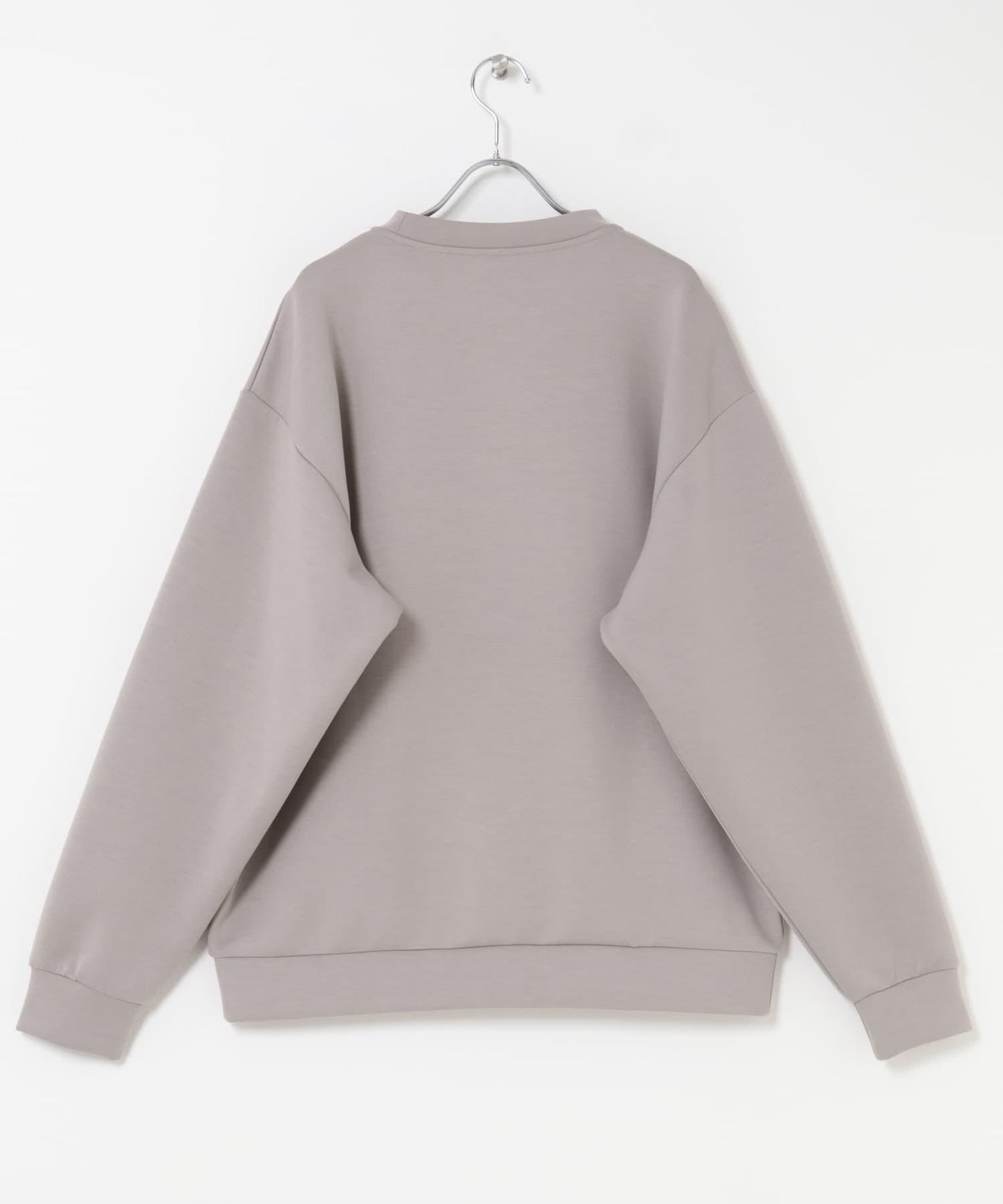 箱型針織圓領衛衣