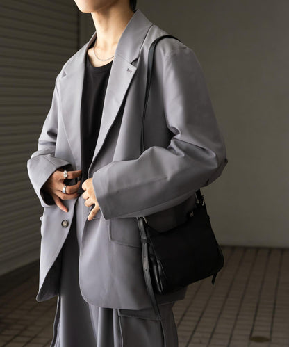 可搭配套裝單品 單排扣寬鬆西裝外套