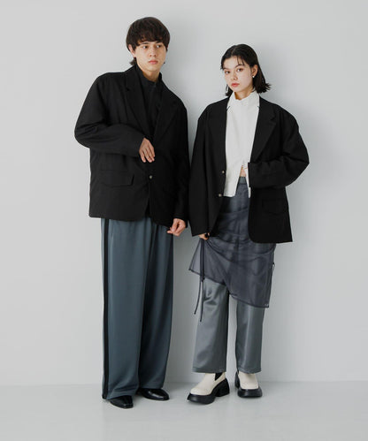 可搭配套裝單品 單排扣寬鬆西裝外套