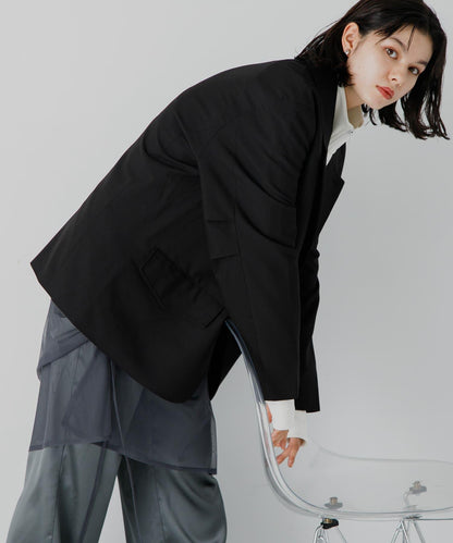 可搭配套裝單品 單排扣寬鬆西裝外套