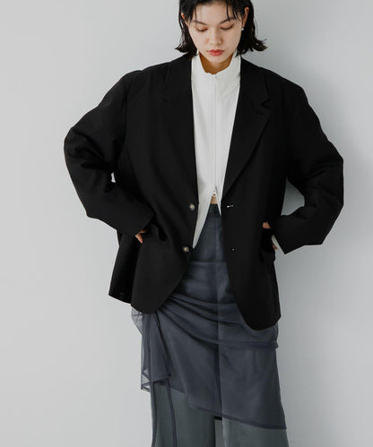 可搭配套裝單品 單排扣寬鬆西裝外套