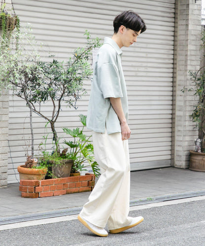 中性款高彈力半拉鍊短袖T恤