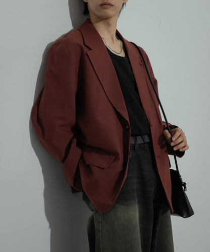 可搭配套裝單品 單排扣寬鬆西裝外套