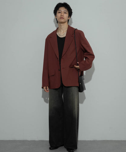可搭配套裝單品 單排扣寬鬆西裝外套