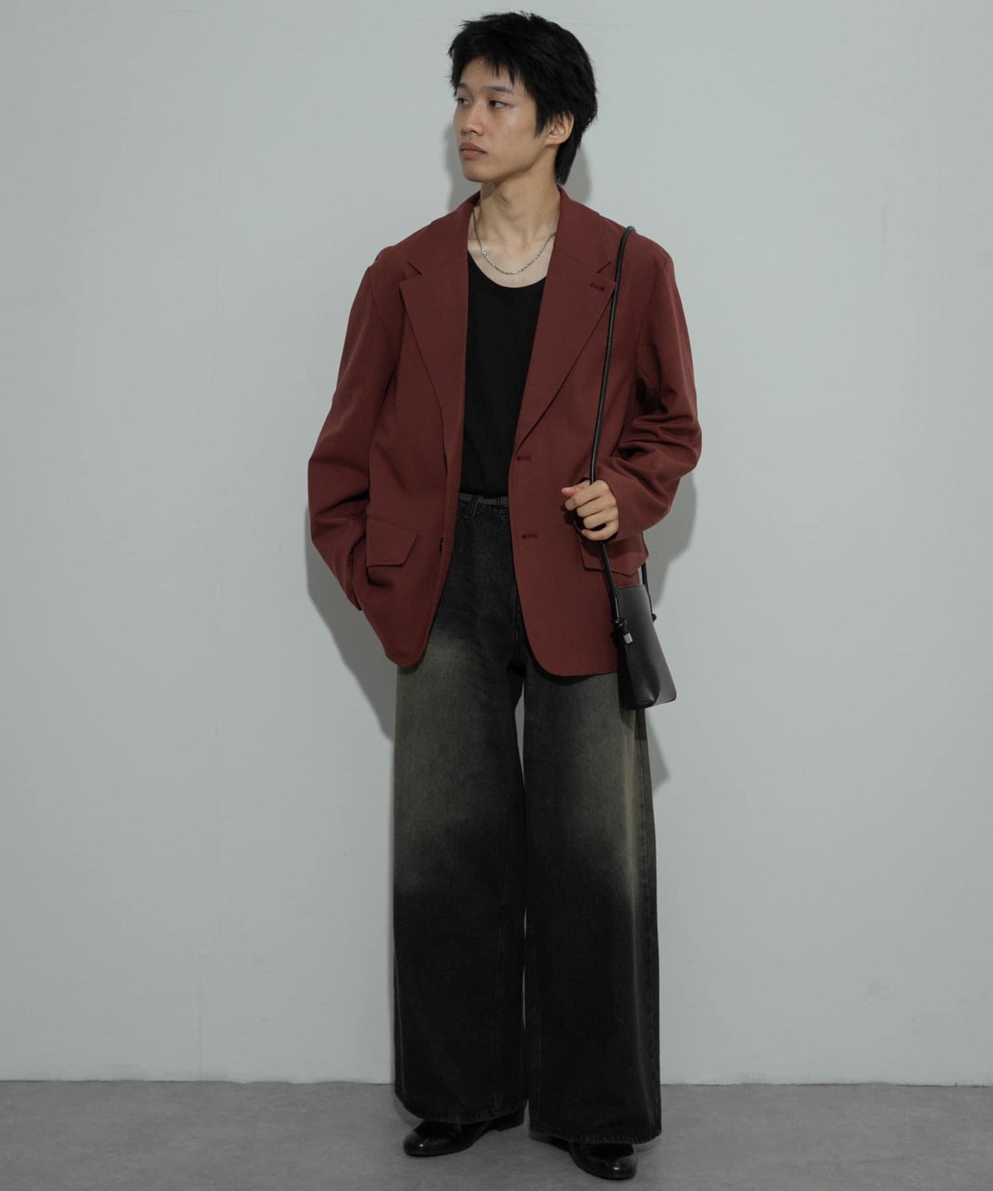 可搭配套裝單品 單排扣寬鬆西裝外套