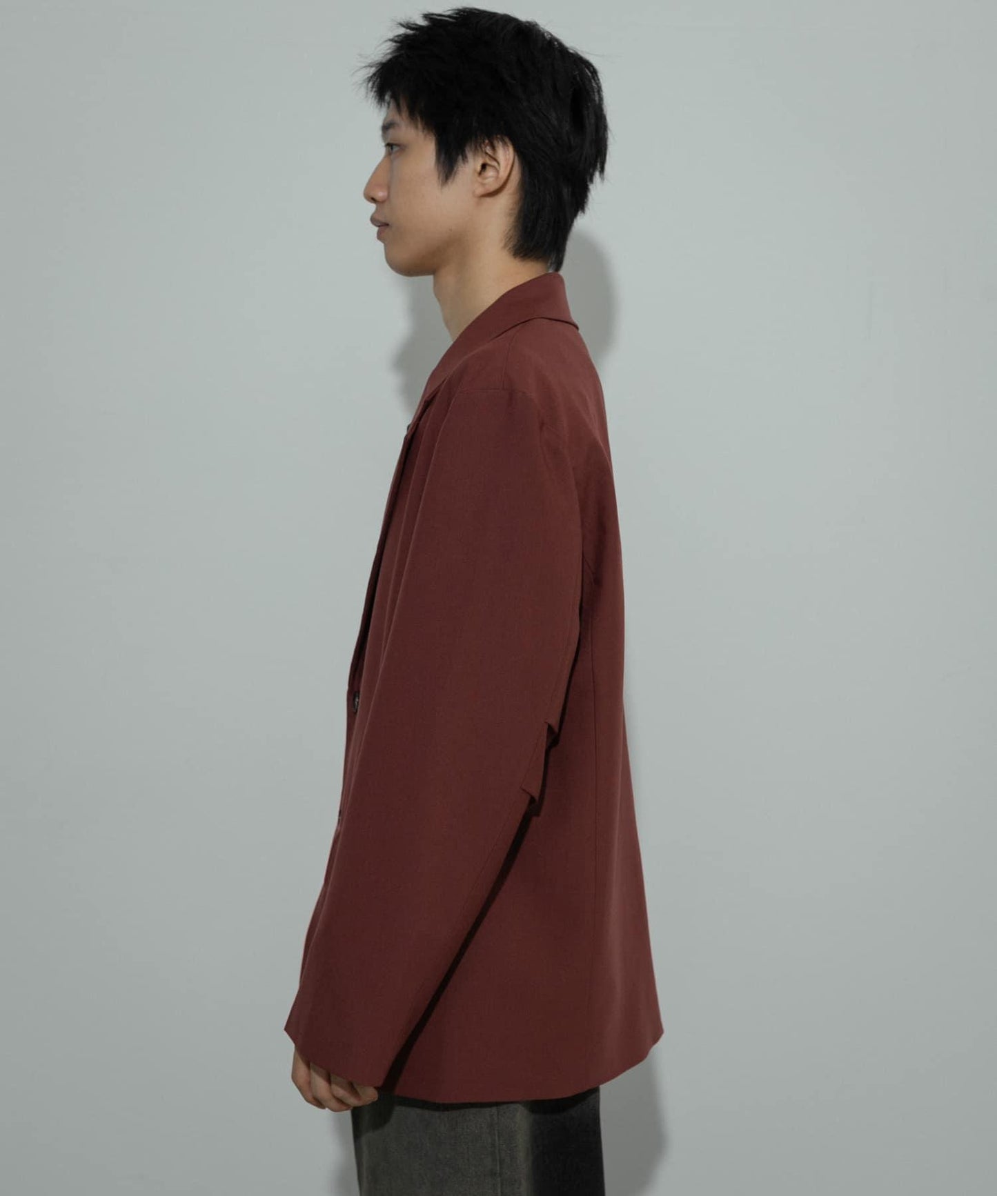 可搭配套裝單品 單排扣寬鬆西裝外套