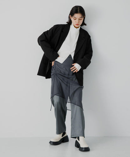 可搭配套裝單品 單排扣寬鬆西裝外套