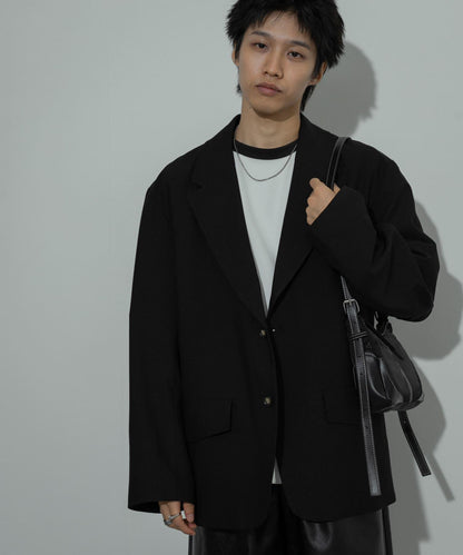 可搭配套裝單品 單排扣寬鬆西裝外套