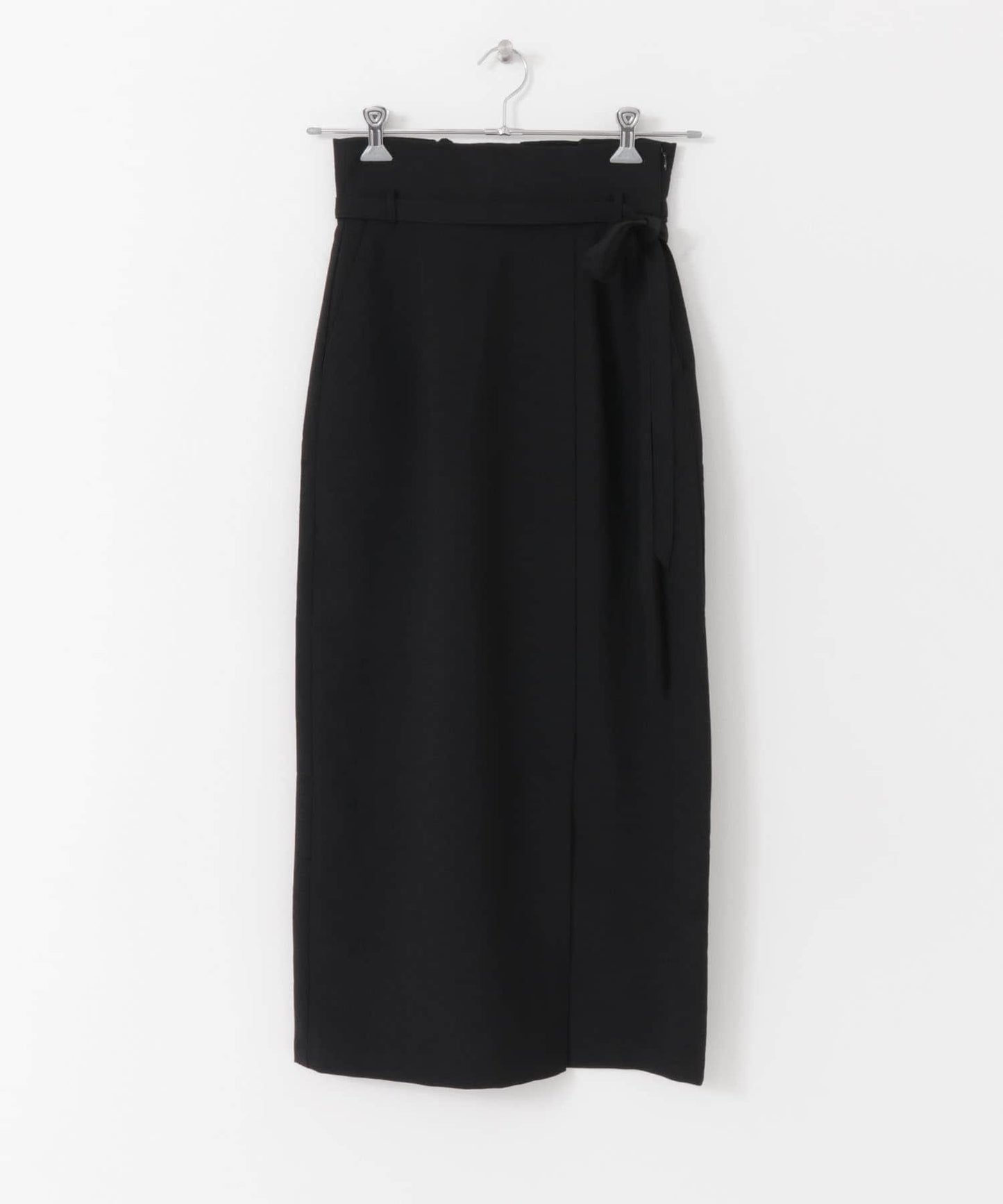 含XS及TALL尺碼 亞麻感高腰裹身半身裙