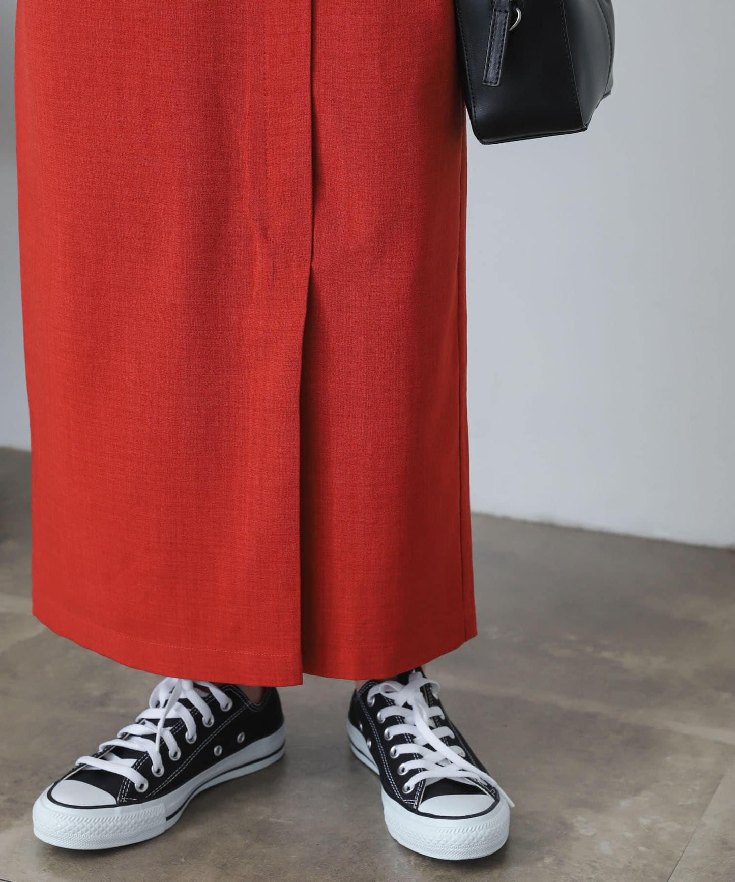 含XS及TALL尺碼 亞麻感高腰裹身半身裙