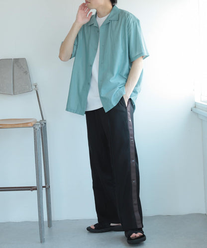 透視香檳色開領襯衫