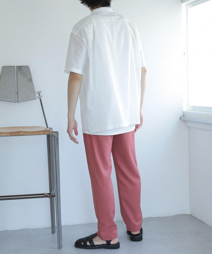 透視香檳色開領襯衫