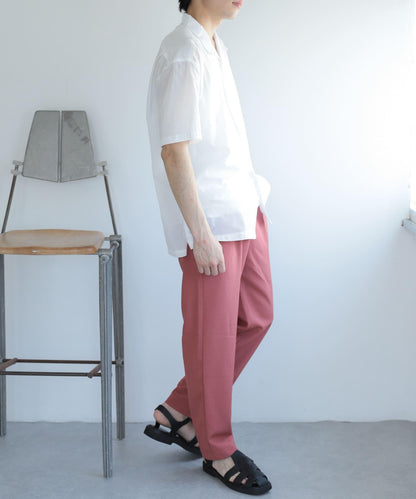 透視香檳色開領襯衫