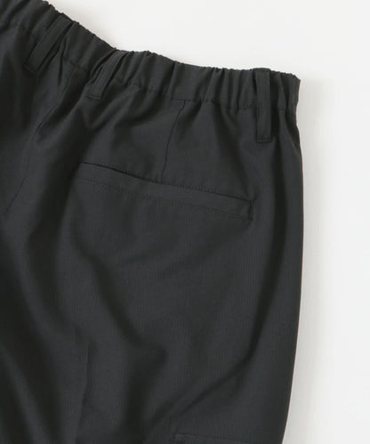 科技感中縫壓褶工裝休閒褲