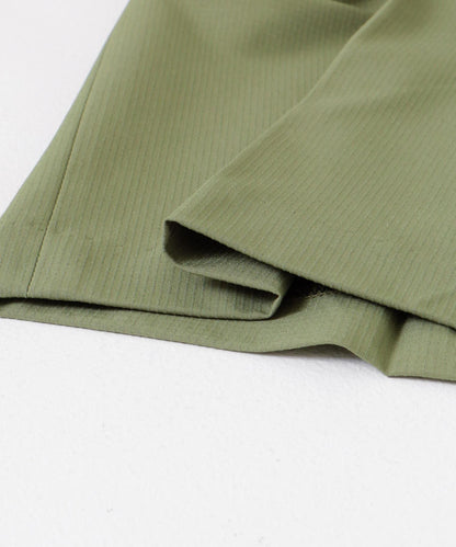 科技感中縫壓褶工裝休閒褲