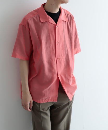 透視香檳色開領襯衫