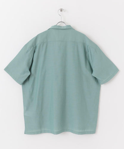 透視香檳色開領襯衫