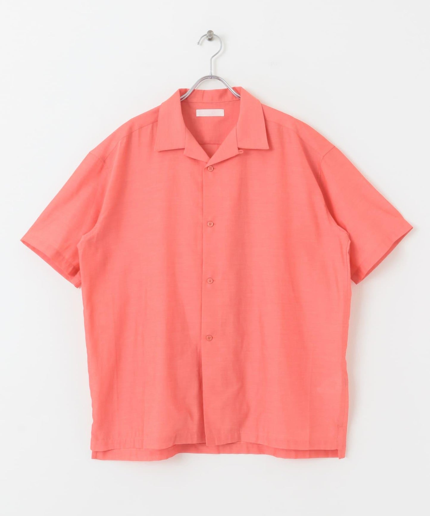 透視香檳色開領襯衫