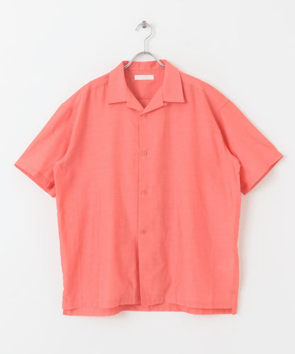 透視香檳色開領襯衫