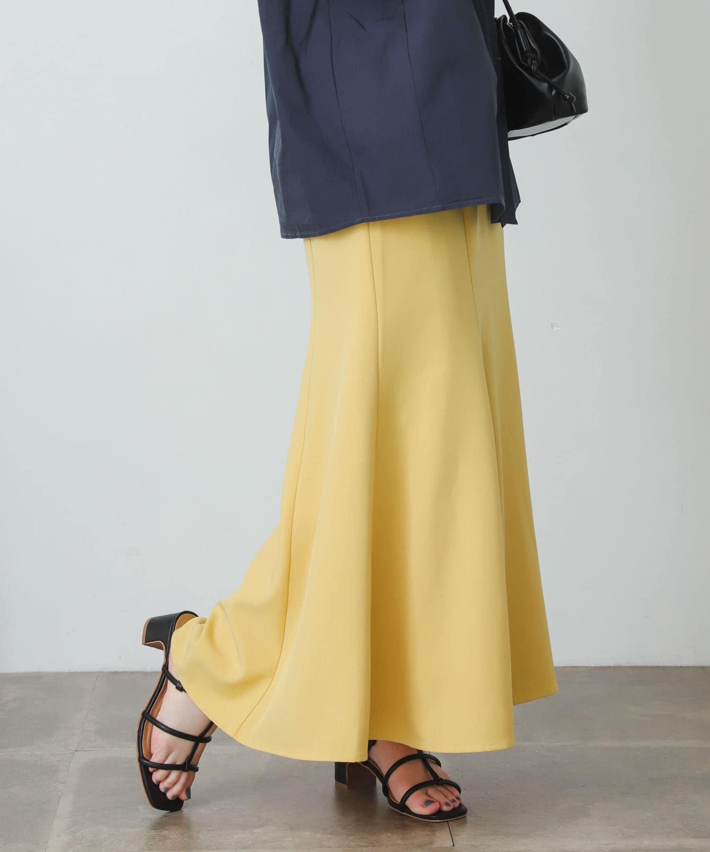 亞麻風美人魚裙