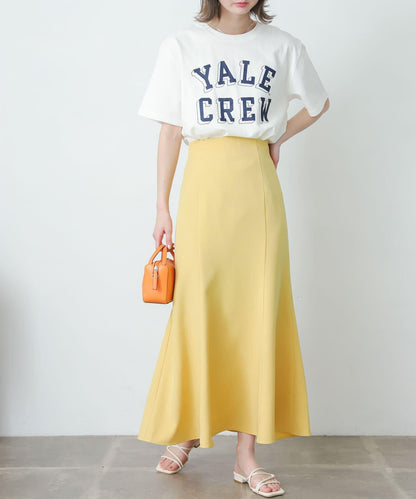 亞麻風美人魚裙