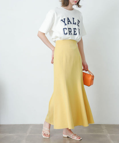 亞麻風美人魚裙